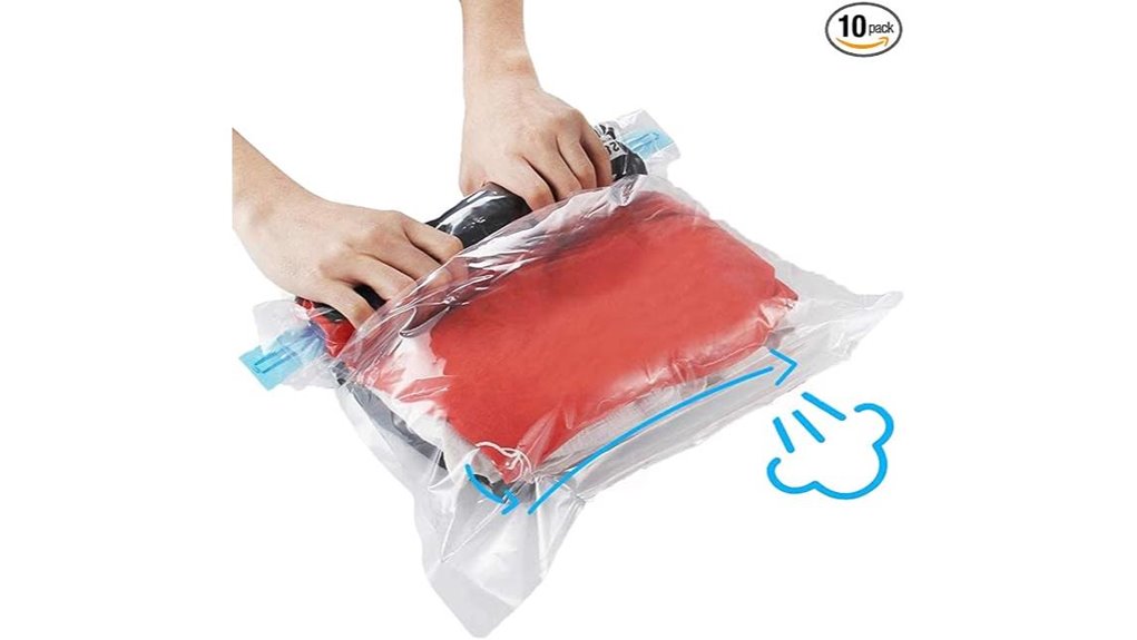vacuum roll up storage bags