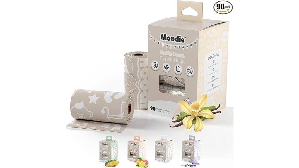 vanilla scented diaper disposal bags