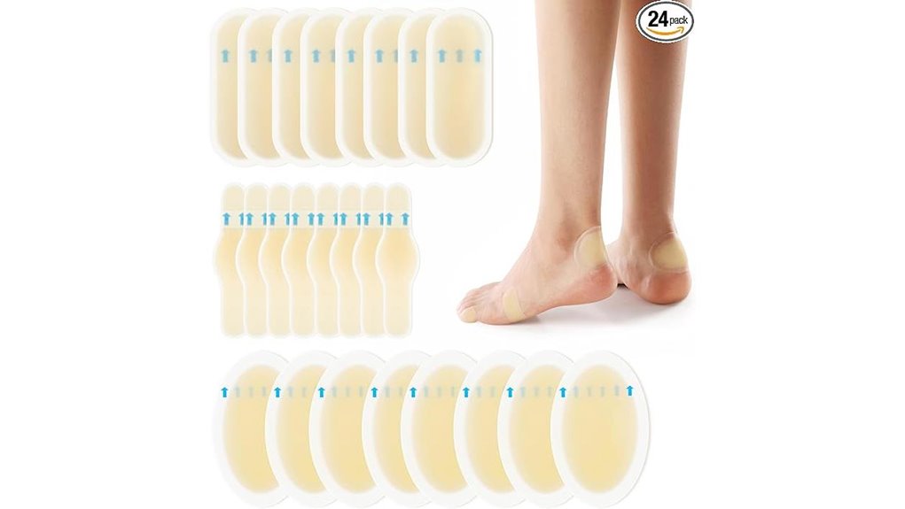 water resistant 24 pack hydrocolloid bandages