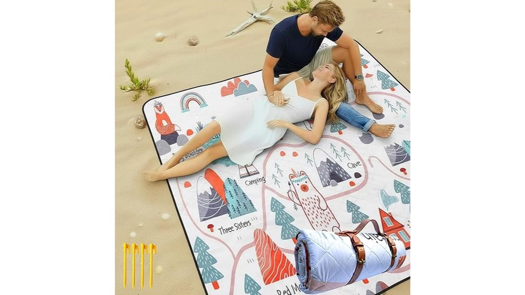 waterproof 80x80 gingham blanket