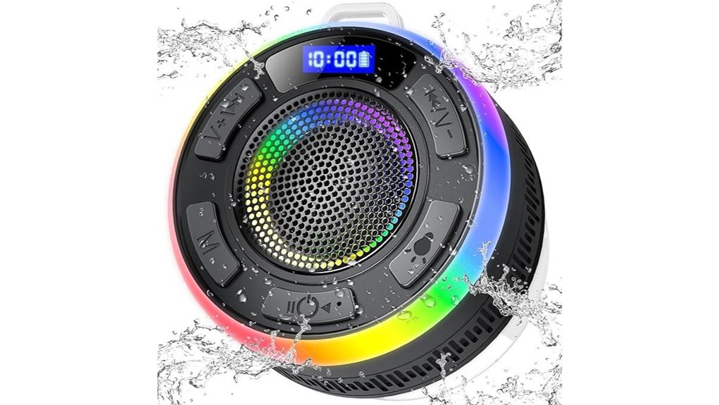 waterproof bluetooth shower speaker