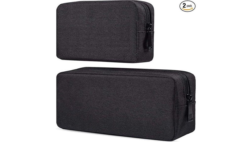 waterproof canvas electronics organizer set