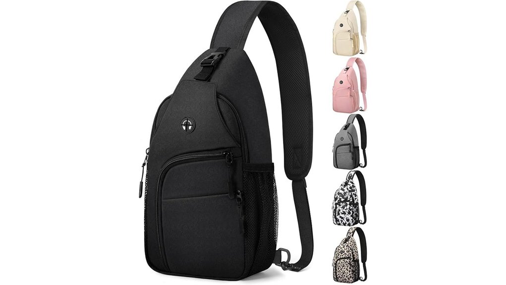 waterproof convertible sling crossbody bag