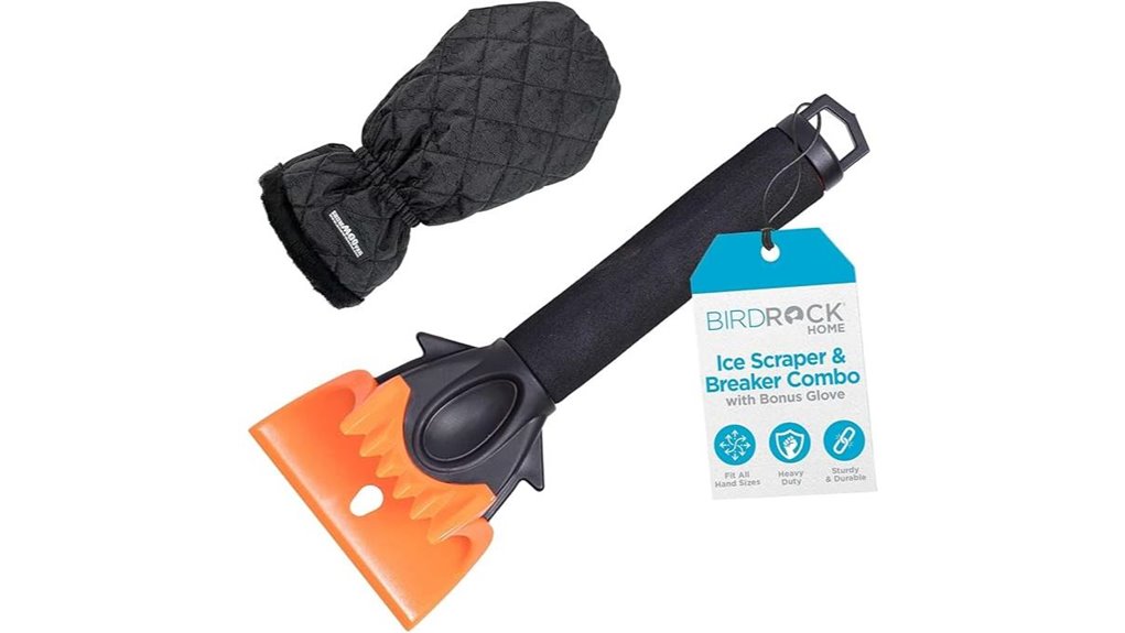 waterproof gloved ice scraper