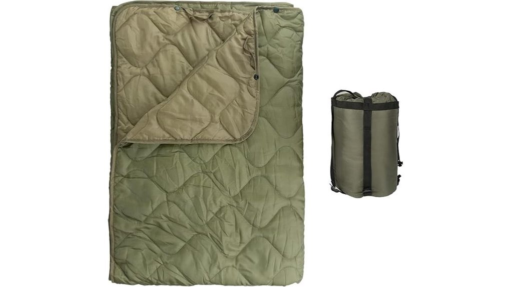 waterproof insulated camo poncho liner