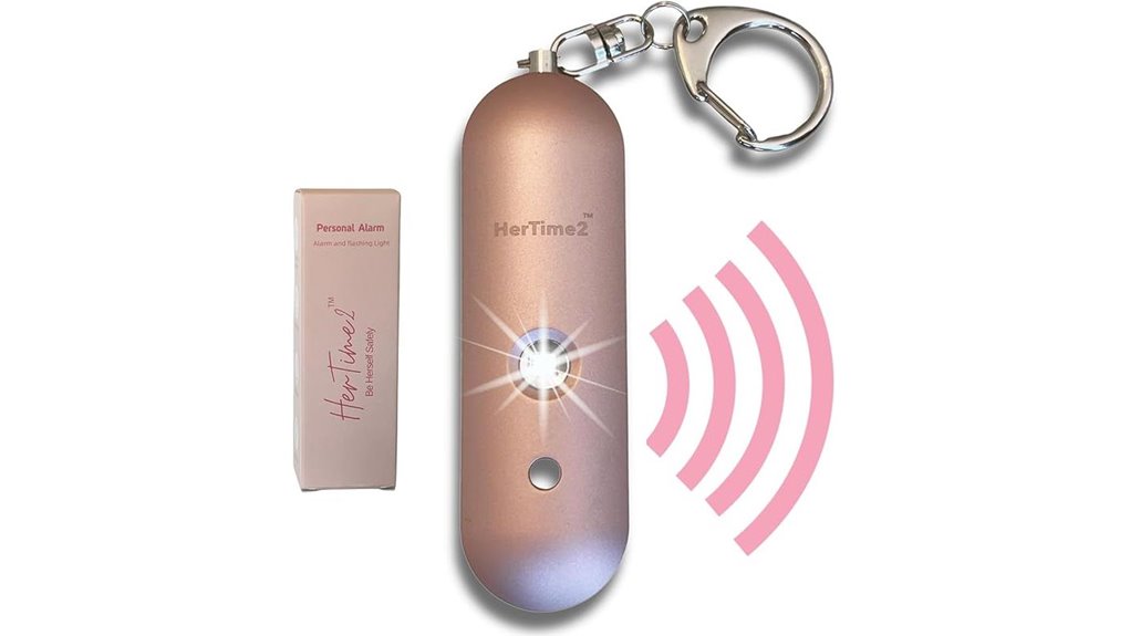 waterproof keychain alarm strobe
