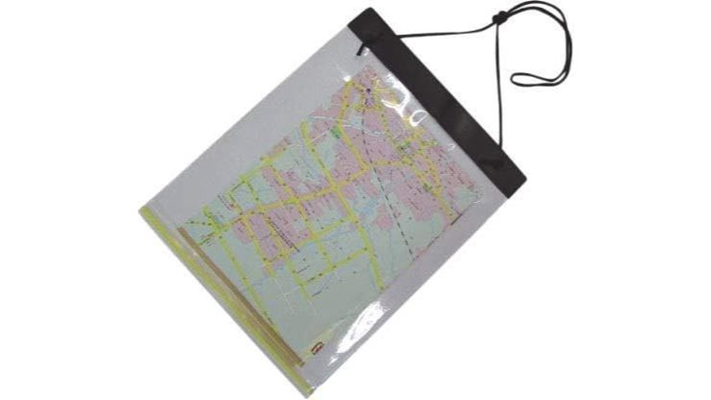 waterproof map case holder