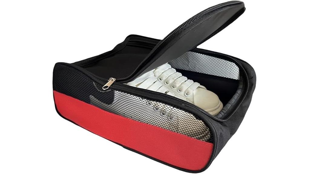 waterproof mesh golf shoebag