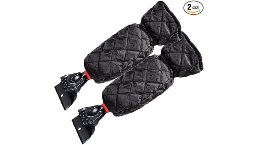 waterproof mitt ice scraper