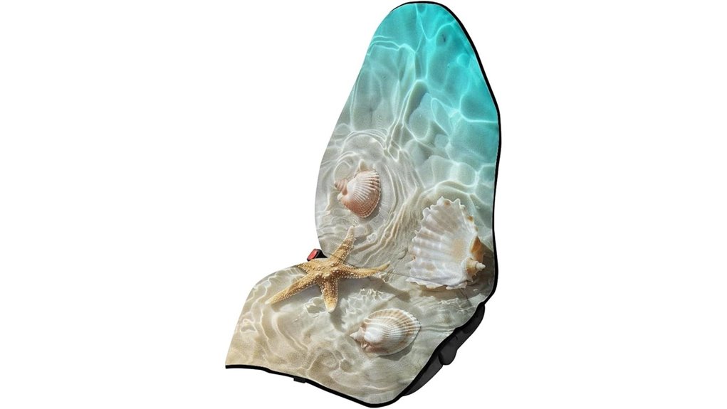 waterproof ocean starfish car seattowel