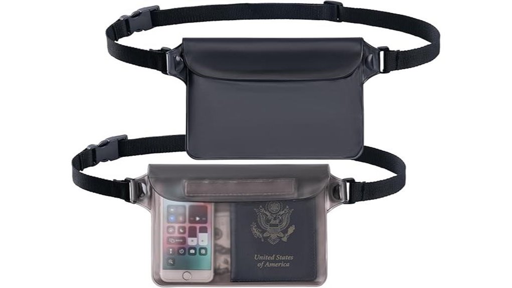 waterproof phone pouch with strap