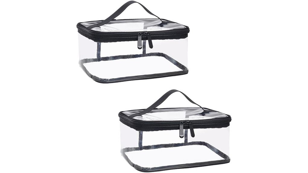 waterproof pvc travel cosmetic bags