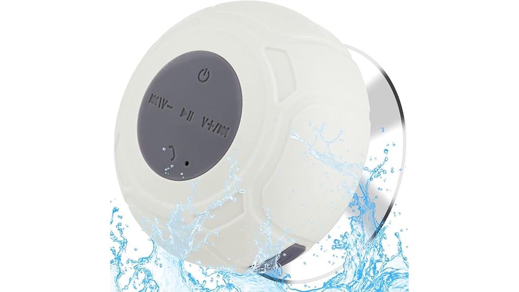 waterproof suction cup bluetooth speaker