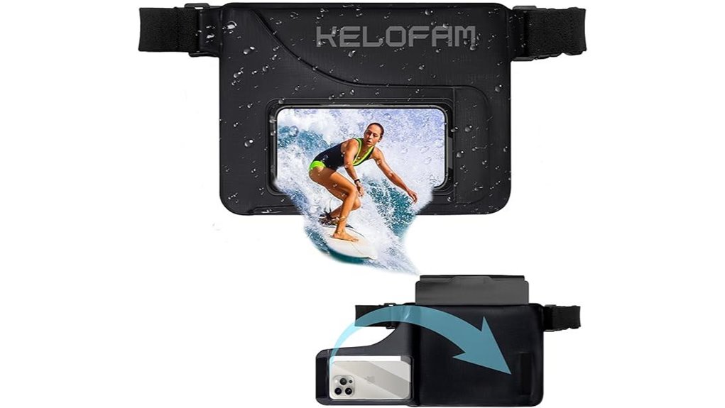 waterproof touchscreen phone pouch