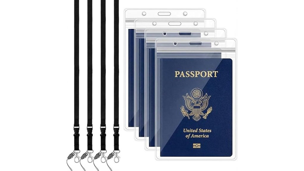 waterproof travel passport pouch