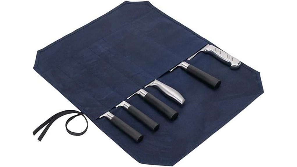 waxed canvas chef roll