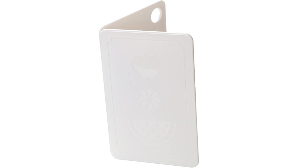 white foldable non slip cutting board