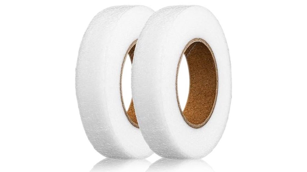 white iron on hem tape