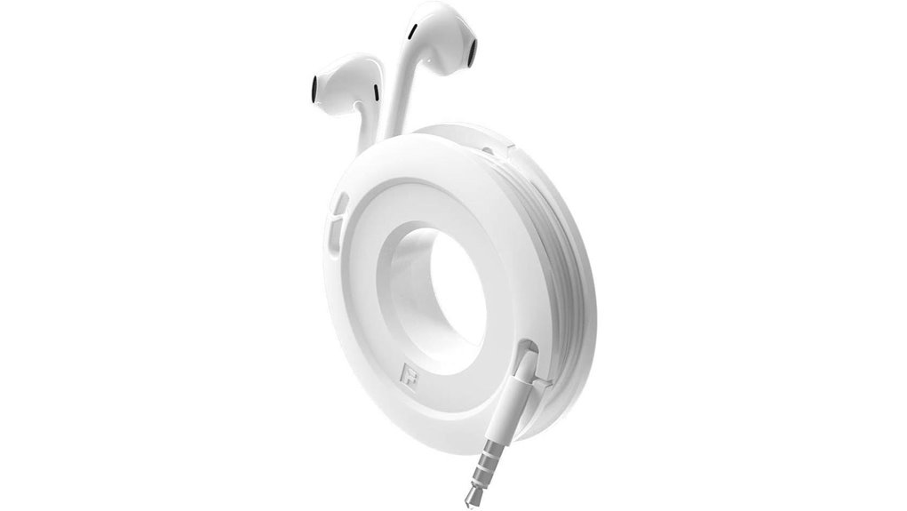 white side winder earbud organizer