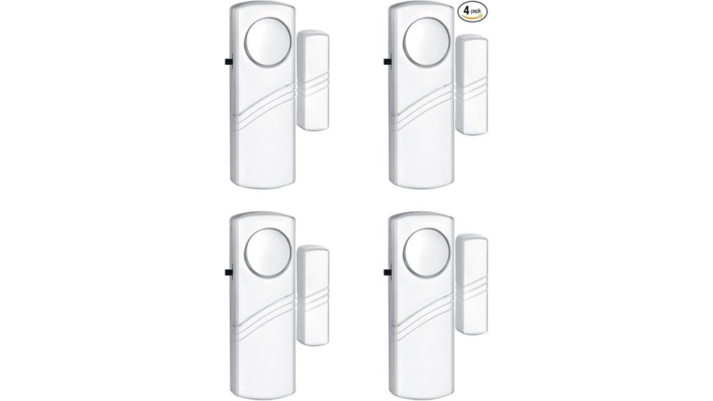 wireless four piece window alarms