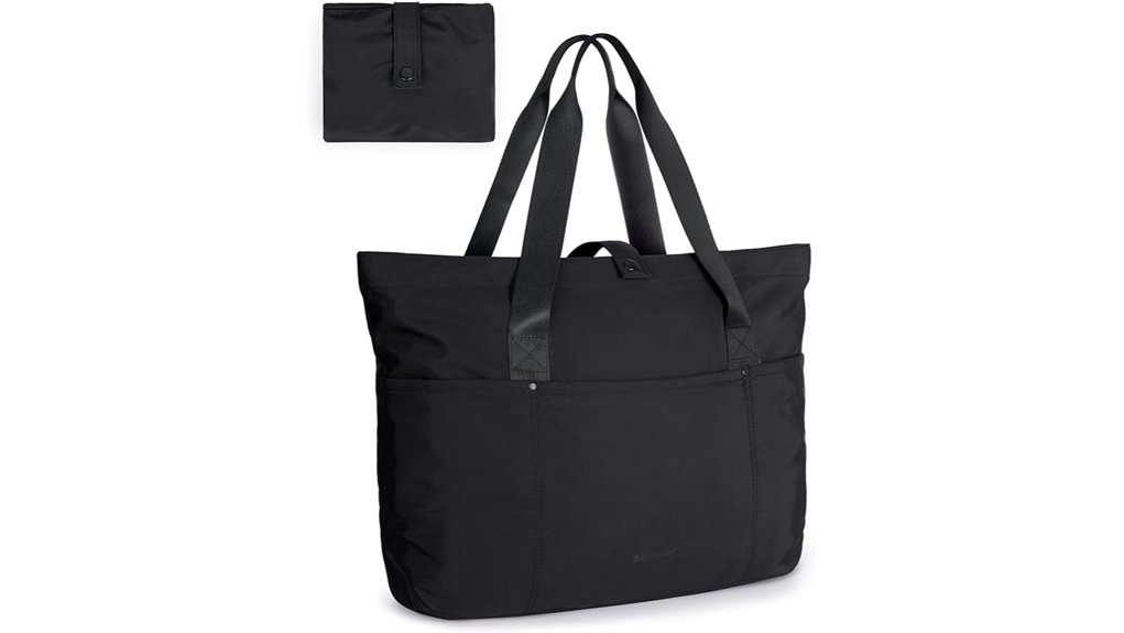 women s foldable zippered tote