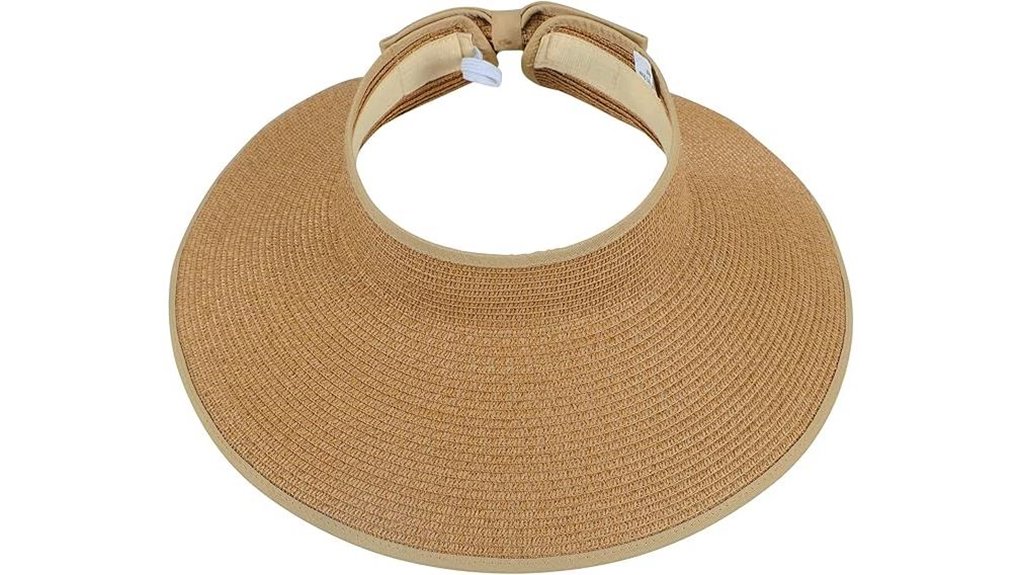 women s roll up wide brim straw hat