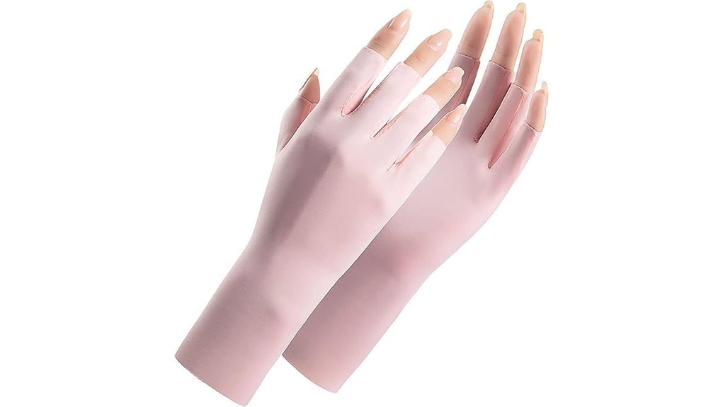 women s uv blocking fingerless driving gloves