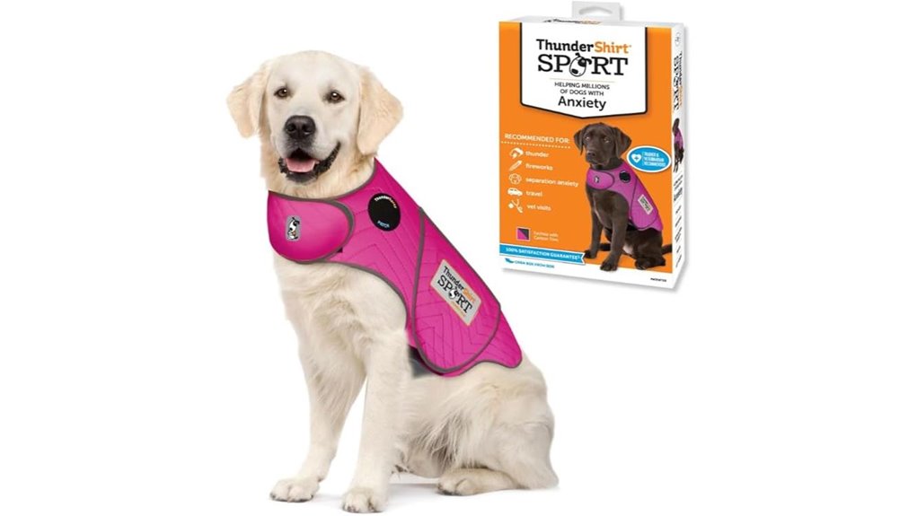 x large fuchsia calming vest