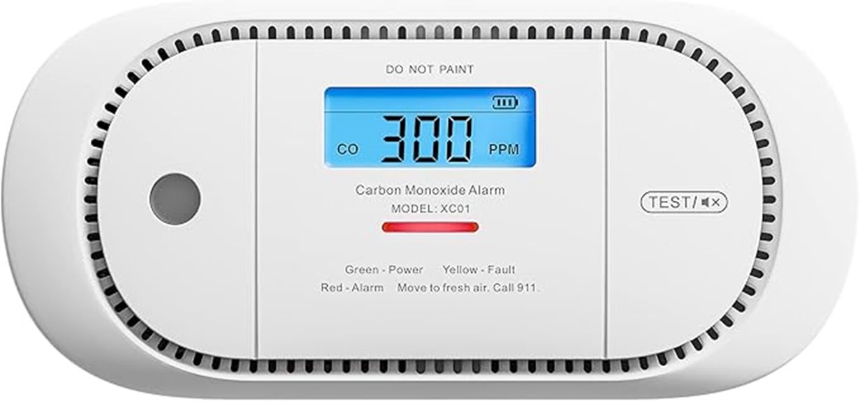 x sense carbon monoxide detector