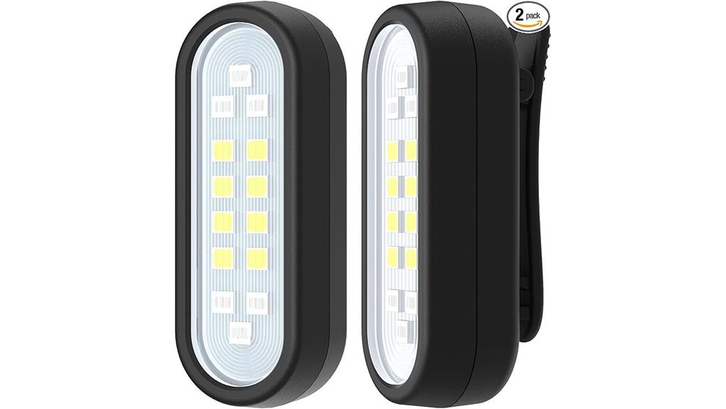 yaklim rechargeable clip on lights