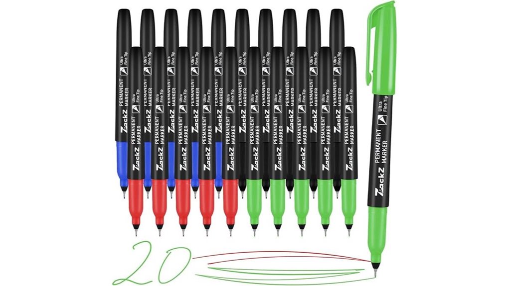 zackz ultra fine permanent markers