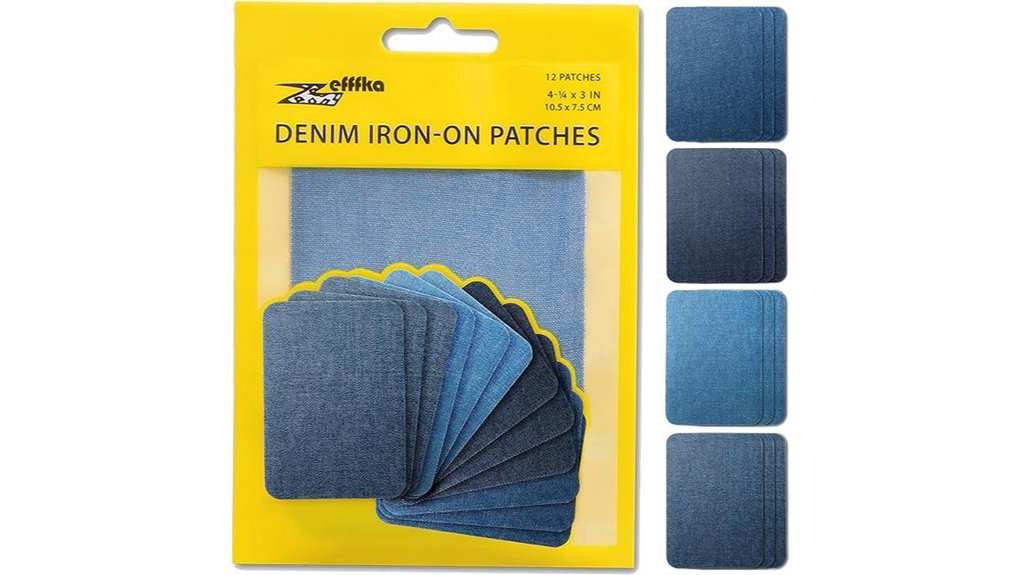 zefffka denim iron on patches