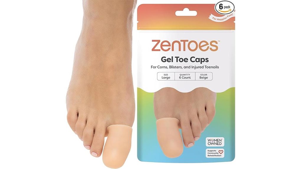 zentoes large six pack silicone