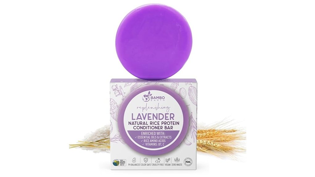 zero waste lavender rice protein bar