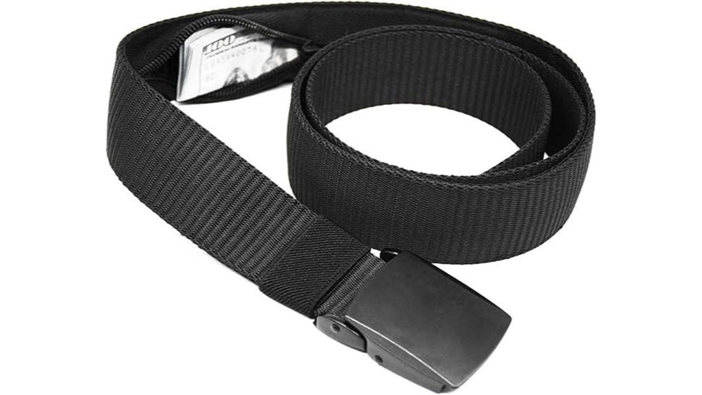 zinc buckle travel nylon belt